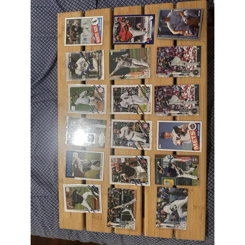 Lote 20 Tarjetas Beisbol Topps 2020-2026 Clayton Kershaw Jacob‎ deGrom Stars